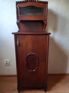 szafka nocna z nadstawką drewno antyk