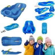 PLASTIKOWE SANKI ŚLIZGI SZNUREK BOBSLEJ RACE DLA DZIECI Z HAMULCAMI SZYBKIE