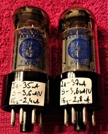 2 szt 6v6 VT107 Electro Harmonix dla USA Gain 96%