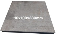 Blacha stalowa płaskownik formatka z blachy 10mm 100x280mm