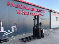 Paleciak elektryczny Toyota widły 160 cm 450 cm 1200 kg wózek BT SPE 120 L