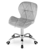 FOTEL OBROTOTY DO POKOJU WYGODNY LUGANO SZARY