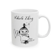 ŚMIESZNY KUBEK ZOŁZY MAŁA MI Z HUMOREM