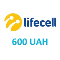 Doładowanie Lifecell Ukraina 600 hrywien
