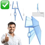 USZCZELKA 1m DO KABINY PRYSZNICOWEJ DOLNA DO DRZWI 4–6 MM 100 cm | INEA