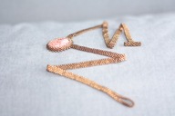 Romatyczny naszyjnik z różową kameą