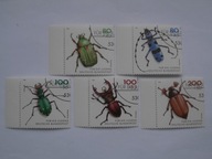 RFN - żuki-owady - Mi. 1666-70 kasowane