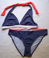 STRÓJ KĄPIELOWY DAMSKI W KROPECZKI 2-CZĘŚCIOWY 44C