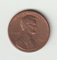 USA 1 cent 1986