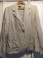 EAST WDZIANKO NARZUTKA ŻAKIET MARYNARKA LEN