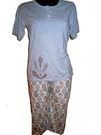 PIŻAMA młodzieżowa spodnie 3/4 r. S