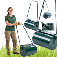 WALEC OGRODOWY DO TRAWY METALOWY DO TRAWNIKA UBIJAK DO ZIEMI 40L 50X110CM