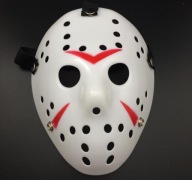 Maska Jason Voorhees Piątek Trzynastego biała horror cosplay kostium
