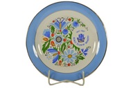 PATERA OZDOBNA TALERZ KOŁO PZW TCZEW 1947-1987 LUBIANA WZÓR KASZUBSKI