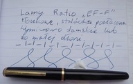 Pióro wieczne LAMY RATIO Niemcy pozłacana ef- f LATA 60-70- te tłoczkowe