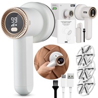 Golarka Do Ubrań Tkanin Tapicerki Mocna Akumulatorowa USB-C 2000mAh LED