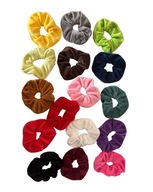 GUMKA DO WŁOSÓW SCRUNCHIE WELUROWA RÓŻNE KOLORY