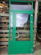 DRZWI Zewnętrzne Aluminiowe z Doświetlami Wejściowe 139x300cm 4 sztuki