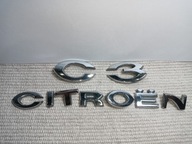 Znaczek Logo Emblemat Napis Chrom Komplet Citroen C3