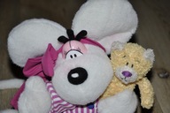 pluszak maskotka myszka Diddl Diddlina z misiem 25 cm