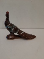 VINTAGE FIGURKA ceramiczna bażant DO GABLOTY Niemiecka