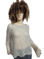 SWETER lekki swobodny MOHEROWY 42/44