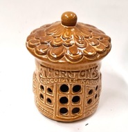 THORNTONS „Chocolate Kabin” – ceramiczna skarbonka reklamowa, vintage