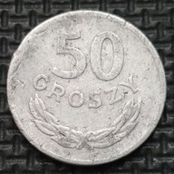 *P[0210] POLSKA 50 groszy 1973 Polska Rzeczpospolita Ludowa Orzeł heraldyka