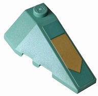 LEGO Skos 4x2 prawy 43711pb16 Ninjago naklejka 1szt