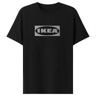 T-shirt czarny L/XL 100% bawełna AURTIENDE Ikea