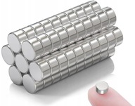 200X OKRĄGŁE MINI MAGNESY MAGNESÓW NA LODÓWKĘ TABLICĘ MOCNE MAŁE NEODYMOWY
