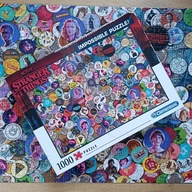 Puzzle Clementoni 1000 - Impossible Stranger Things - kompletne