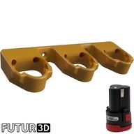 Uchwyt wieszak potrójny na akumulator baterię Parkside X12V Team 12V