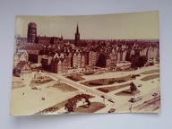 GDAŃSK - panorama Starego Miasta - pocztówka z lat 80-tych