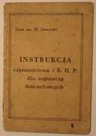 Huta im. M. Nowotki, OSTROWIEC 1961 r. INSTRUKCJA czynnościowa i B.H.P.