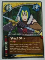 Karta Naruto CCG Jutsu Wind Slicer - J-630