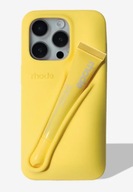 Etui na telefon Rhode Lemontini Lip Case żółta obudowa Iphone 14 i 15