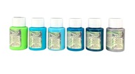 ZESTAW FARB DO MALOWANIA TKANIN UBRAŃ 6 x 40 ml SREBRNY KOLOR W ZESTAWIE