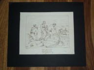RAFAEL SANTI - GRAFIKA - "Psyche i Styx" - Francja 1803 r. (RENESANS)