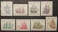 Polska Fi 1317-1324** kompletna seria Statki żaglowe (2) 1964r nr 97 !!!