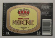 STARA ETYKIETA PIWO MOCNE BROWAR LWÓWEK ŚLĄSKI ROZLEWNIA SULIMAR PIOTRKÓW