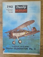 Mały Modelarz 7/92 samolot Gloster GLADIATOR Mk II