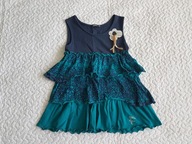 Wójcik tunika w falbanki granatowo-niebieska roz 134