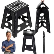 TABORET STOŁEK SKŁADANY ANTYPOŚLIZGOWY SCHODEK MOCNY STABILNY 100KG 39CM