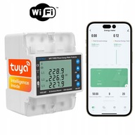 Licznik energii prądu 3-fazowy 2-kierunkowy PV przekaźnik 80A LCD WiFi TUYA