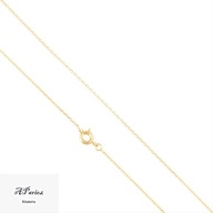 Lap2939 Łańcuszek złocony kostka 0.1/45cm