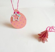 Bombka zawieszka z papieru plus choinka