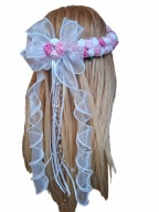 WIANEK KOMUNIJNY BIAŁO RÓŻOWY REGULOWANY