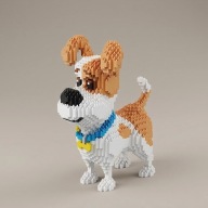 Klocki Pies York Yorkshire Terrier 2100 el. Model 3D 24cm