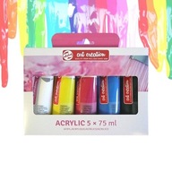 Farby akrylowe Talens Art Creation zestaw 5 kolorów x 75 ml